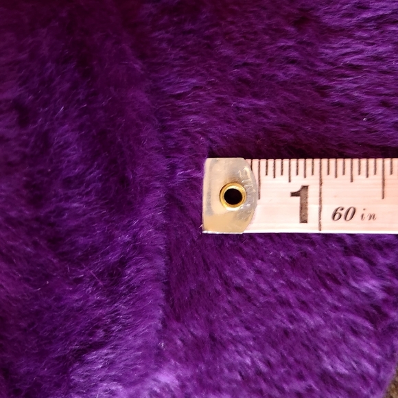 60s LORD & TAYLOR Purple Mohair Soft Luxury MISS ALICE Hollywood Movie Star Hat - Picture 4 of 16